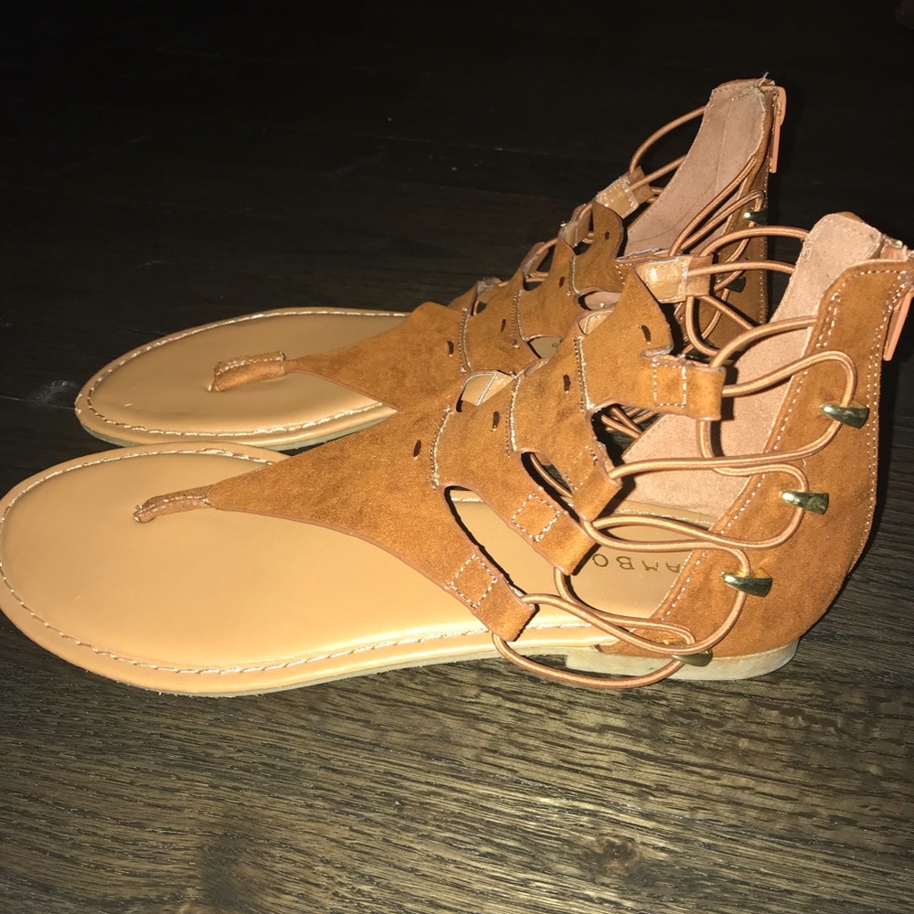 Brown sandals